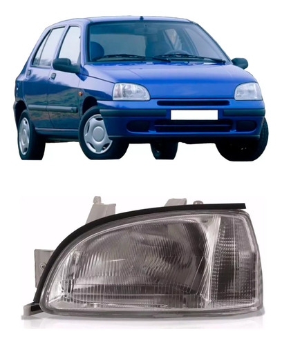 Optica Renault Clio 1996/1997/1998/1999 Original Izquierda