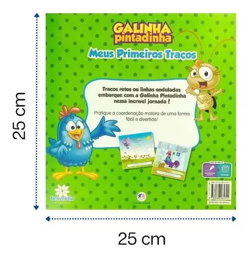 Livro Infantil Galinha Pintadinha Minhas Primeiras Cores e Formas Ciranda  Cultural - Papelaria Criativa