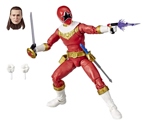 Ranger Rojo Zeo Figura Métrica De Acción 6 Con Accesorios