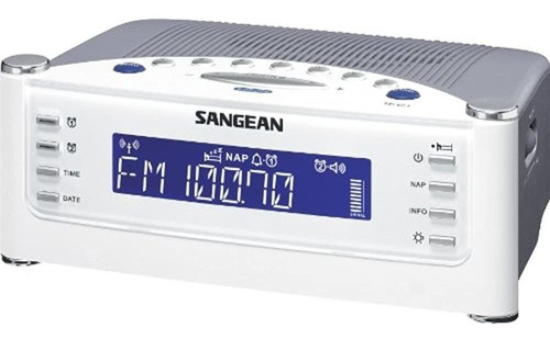 Reloj Atómico Sangean Rcr-22 Con Radio Reloj De Sintonizació