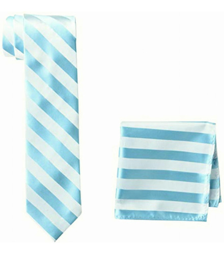 Stacy Adams Conjunto De Corbata De Rayas Formales Para Color Turquoise