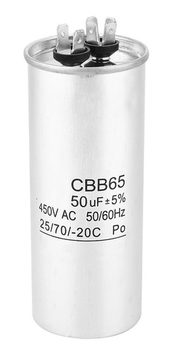 Condensador De Compresor Cbb65 450v 50uf Motor De Arranque H