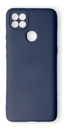 Funda de silicona aterciopelada para Moto G9 Power Case, color azul grafito