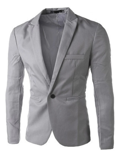 Chaqueta De Traje Para Hombre, Blusa Lisa, Abrigo Formal, Bl