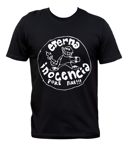 Remera Negra Eterna Inocencia Ei Pure Fire Punk Rock