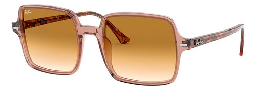 Anteojos De Sol Square Ii Rb1973 Original 50% Off Promo Urbano Marrón Claro Rosa Claro Marrón Oscuro