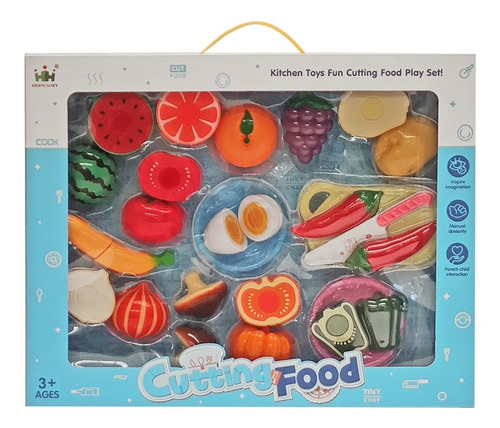 Juego Para Niños Cortar Comida Mod. Cn0707 Cutting Food