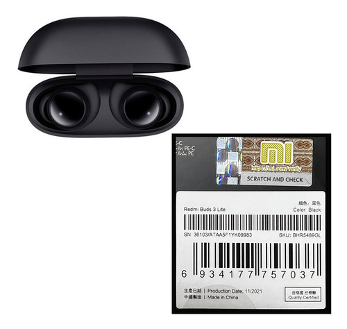 Imagen 10 de 11 de Audífonos in-ear gamer inalámbricos Xiaomi Redmi Buds 3 Lite M2110E1 negro