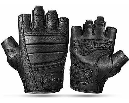 Guantes De Moto De Medio Dedo, 5 Mm Eva Palm Pad Guantes De 