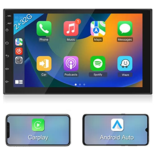 Estéreo Automóvil Android De Doble Din 2 Gb De Ram Y ...