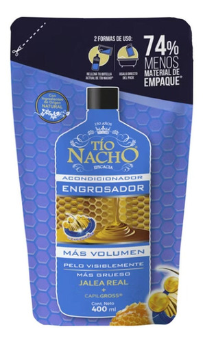 Tio Nacho Doypack Acondicionador Engrosador 400ml