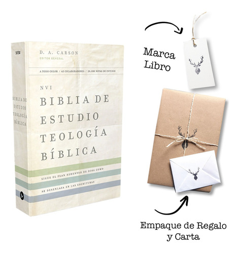 Biblia De Estudio Nvi Teologia Biblica Tapa Dura