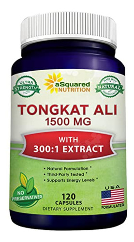 Tongkat Ali 1500 Mg - 120 Cápsulas - Suplemento Natural