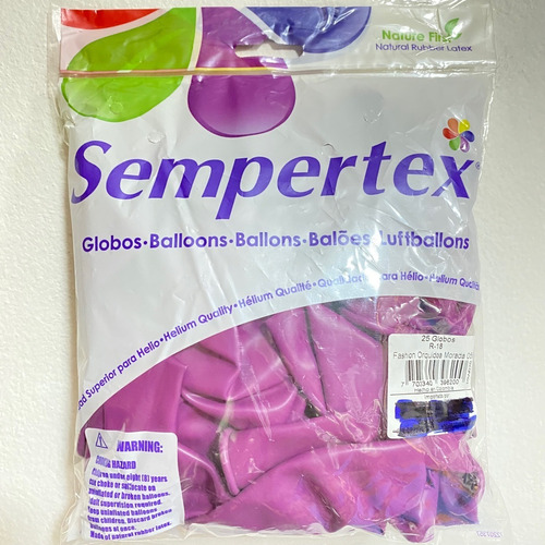 Globos Sempertex Fashion Orquidea Morada No. 18