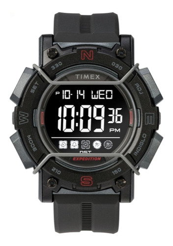 Reloj Timex Tw4b17900 Color de la malla Negro Color del fondo Negro