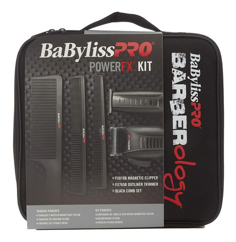 Combo Babylisspro Power Fx Barber Kit. Bcbkes. Color Negro