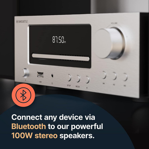 Microcomponente Estéreo Bluetooth Oakcastle 100 W Hifi