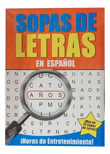 Pack De 6 Libros Sopas De Letras Surtido En Español