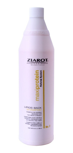 Shampoo Natural Cabello Maltratado Por Decoloració Ziarot 1l