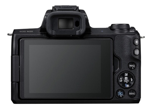 Imagen 3 de 4 de Canon EOS Kit M50 15-45mm IS STM sin espejo color negro