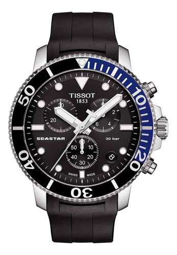 Reloj Tissot Seastar 1000 Quartz Chronograph Negro