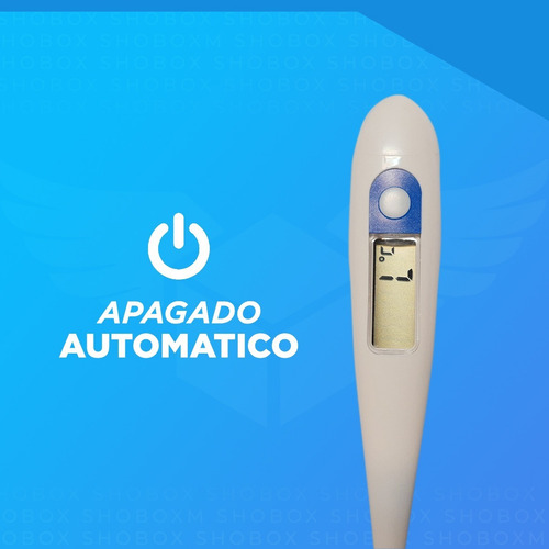 Termometro Digital Clinico C/ Alarma De Alerta Estuche Pilas