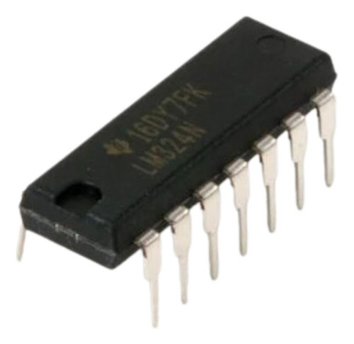 5 X Lm324n Amplificador Operacional Cuadruple Dip14 Texas