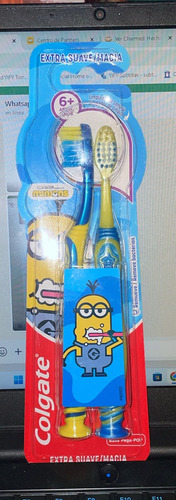 Colgate Cepillo Dental Minions Extra Suave Pack 2 Unidades