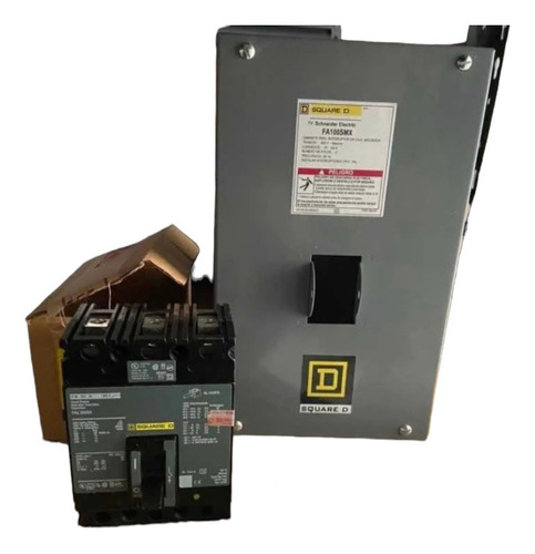Interruptor Square D Fal36050 3x50a Con Gabinete