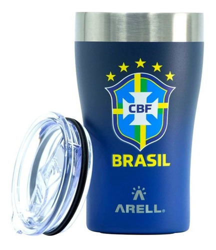 Copo Térmico Brasil Azul  -  Arell