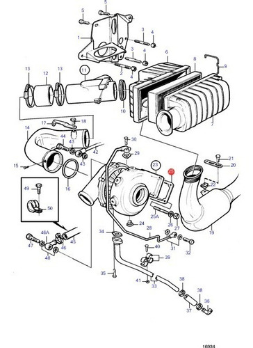 23557475 Junta Da Turbina Volvo Penta Motores Diesel Kad