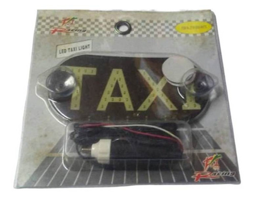 Aviso Taxi Led Blancos Con Chupones 12v