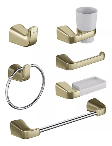 Mossini kit 5 pzas accesorios baño