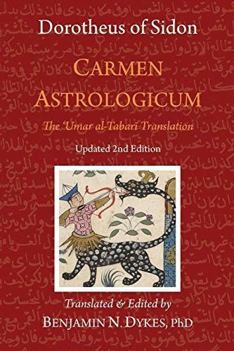 Carmen Astrologicum : The 'umar Al-tabari Translation, De Dorotheus Of Sidon. Editorial Cazimi Press, Tapa Blanda En Inglés