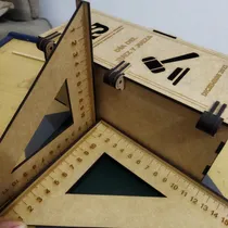 Comprar Escuadra Reglas, Ángulos Mdf Para Fabricar Artesanía 