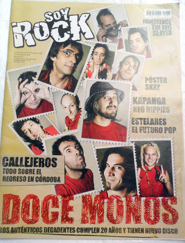 Soy Rock 29 A. Decadentes, Posters Skay I. Maiden Raconteurs