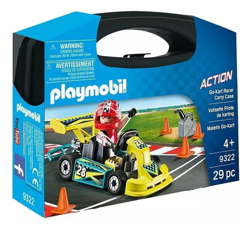 Playmobil 9322 Valija Action Auto Carrera Karting Mundomania