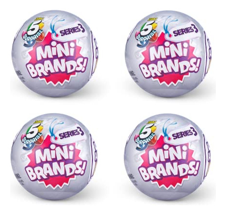 5 Surprise Mini Brands Mystery Capsule Juguete Coleccionable