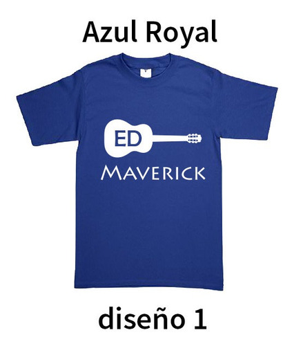 Playera Estampada Ed Maverick Vinil Textil