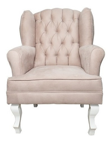 Sillón Elegante Sofá Lashista Rosa Manicure R21 Muebles