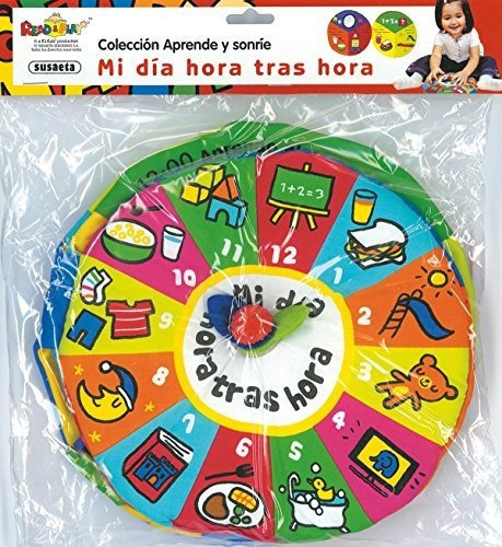 Mi dia hora tras hora / My day hour by hour, de Equipo Susaeta. Editorial Susaeta Ediciones, tapa blanda en español, 2012