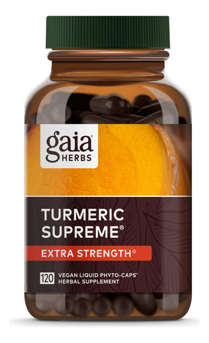 Gaia Herbs Turmeric Supreme Extra Strength: Ayuda A Reducir