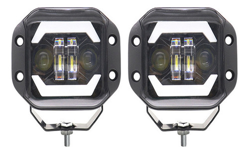 Fwefww Par De 5 Faros Led H4 De Alta Y Baja Intensidad Con