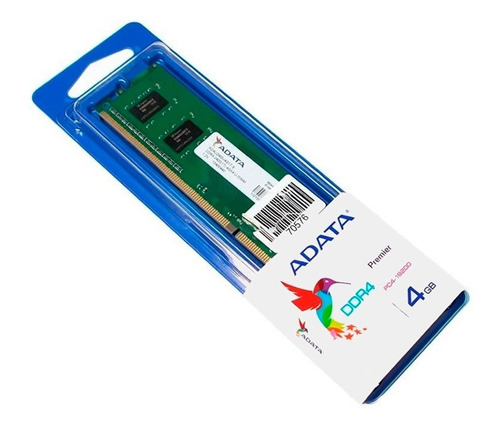 Imagen 2 de 4 de Memoria Ram 4gb Para Pc Ddr4 2666 Adata