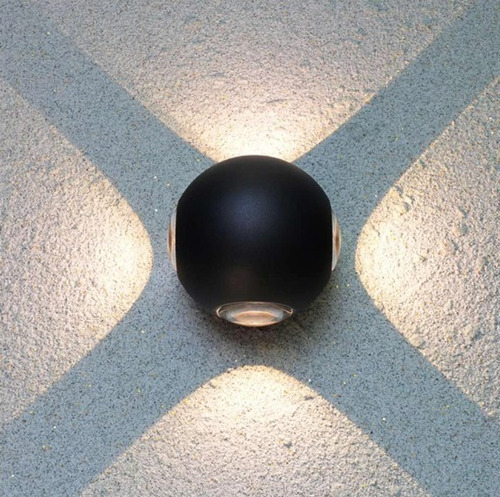 Aplique Led De Pared Para Interiores Y Exteriores