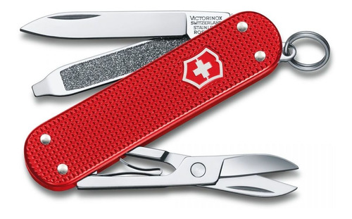 Cortaplumas Victorinox Suiza Classic Alox Rojo 5 Uso Navaja