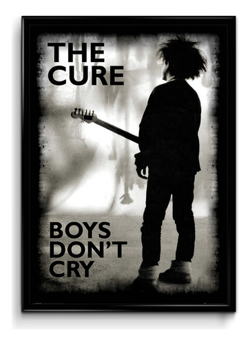 Cuadro The Cure Boys Dont Cry 30x40 (marco+lámina+vidrio)