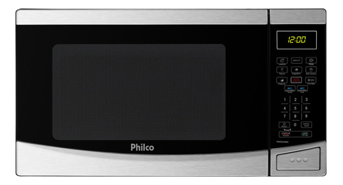 Microondas Philco Pmo26 Inox 26 L Menu Fit Preto 220V