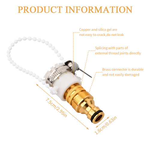 Conector Para Manguera De Jardín, Conector De Manguera Para