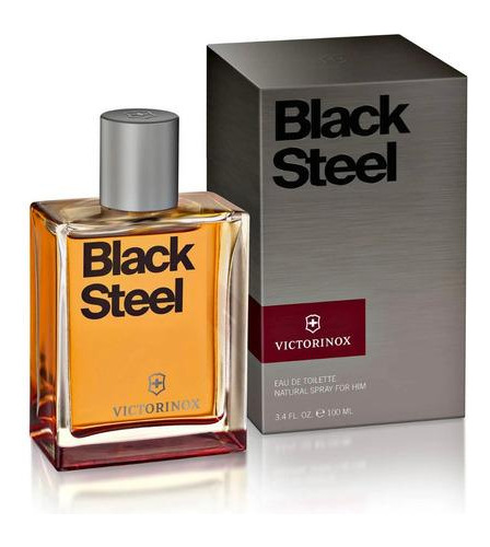 Perfume Victorinox Black Steel Edt 100ml Original Oferta
